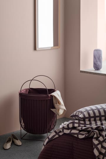 Isa puuvillahuopa 130 x 180 cm - Decadent cocolate-purple - Broste Copenhagen