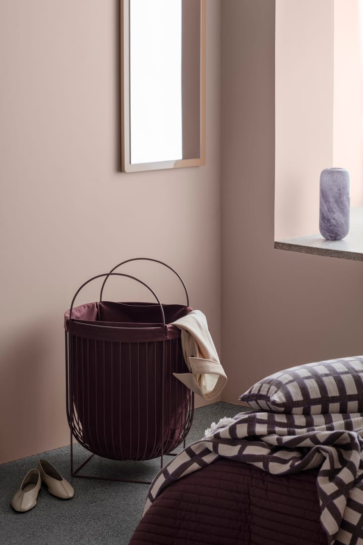 Isa puuvillahuopa 130 x 180 cm, Decadent cocolate-purple Broste Copenhagen