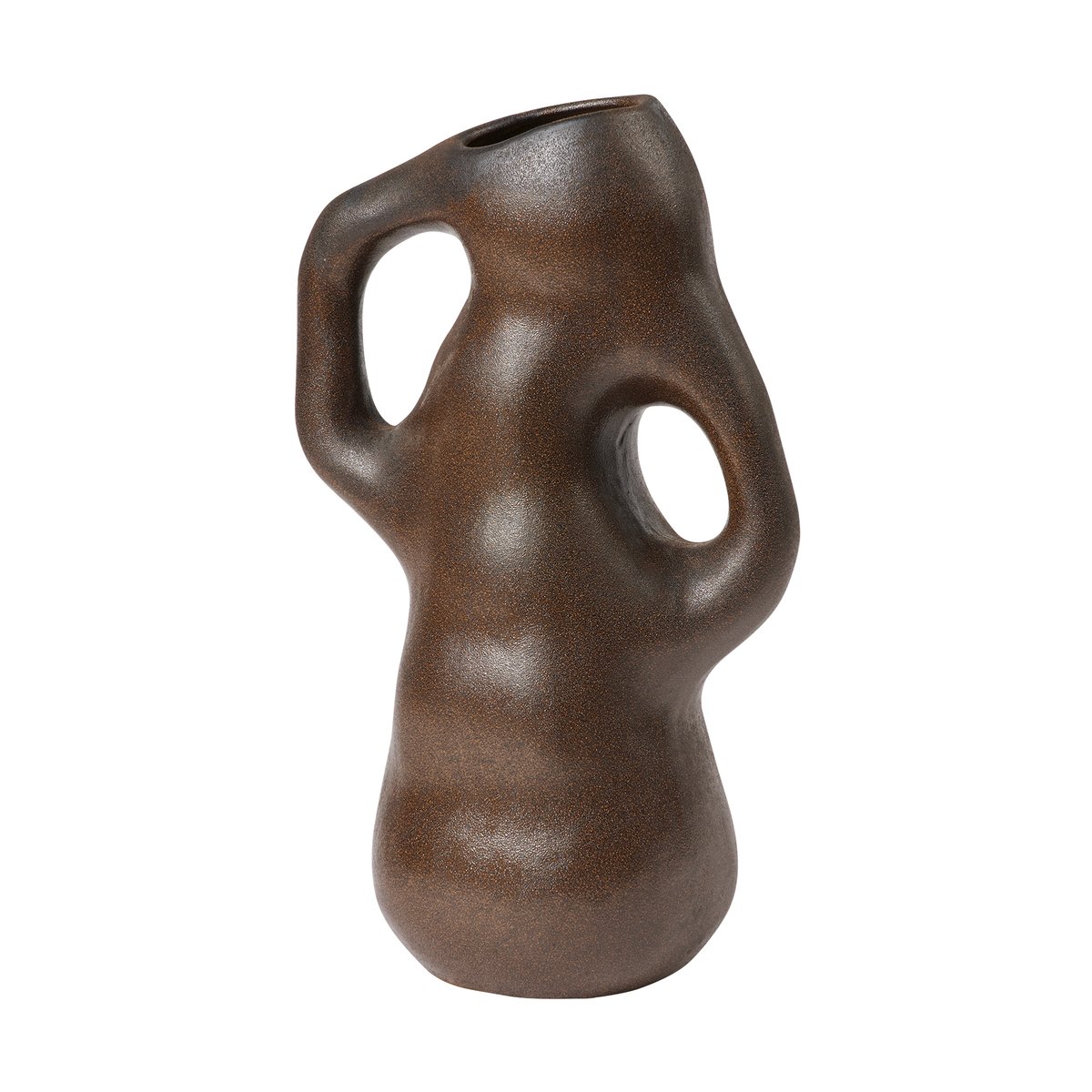 Broste Copenhagen Isolde vaasi 35 cm Antique brown | Skandinaavinen Sisustus | Maljakot | Ruskea