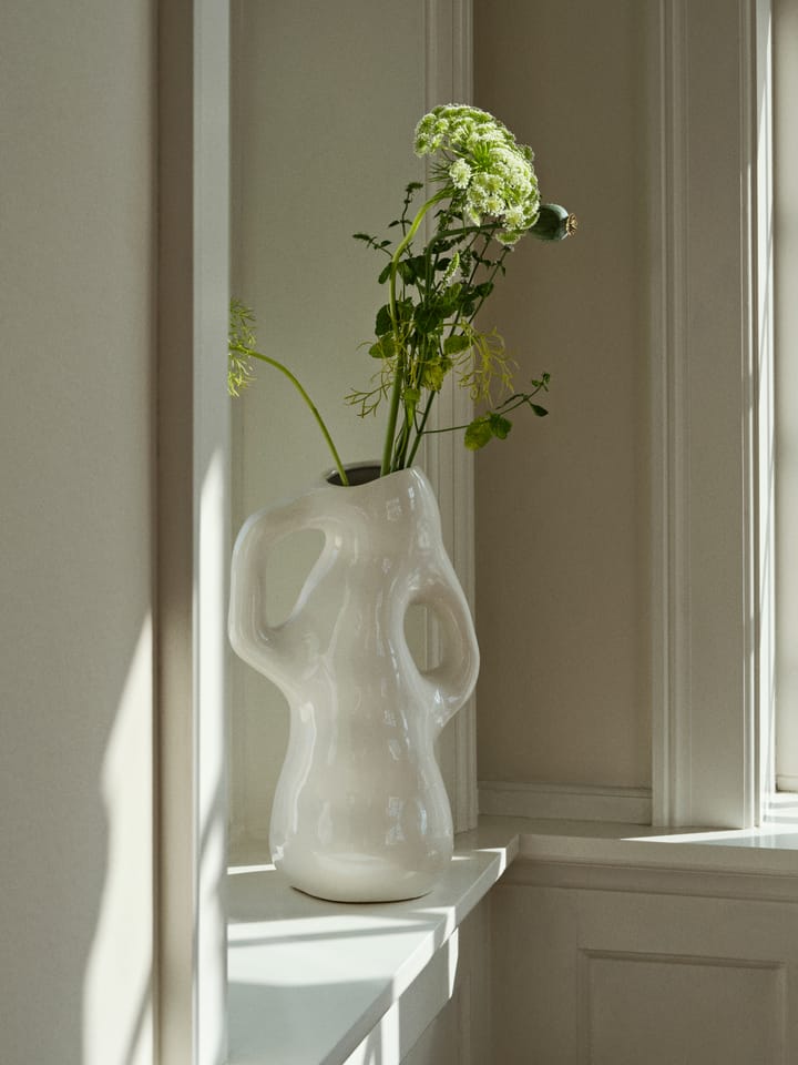 Isolde vaasi 35 cm - White - Broste Copenhagen