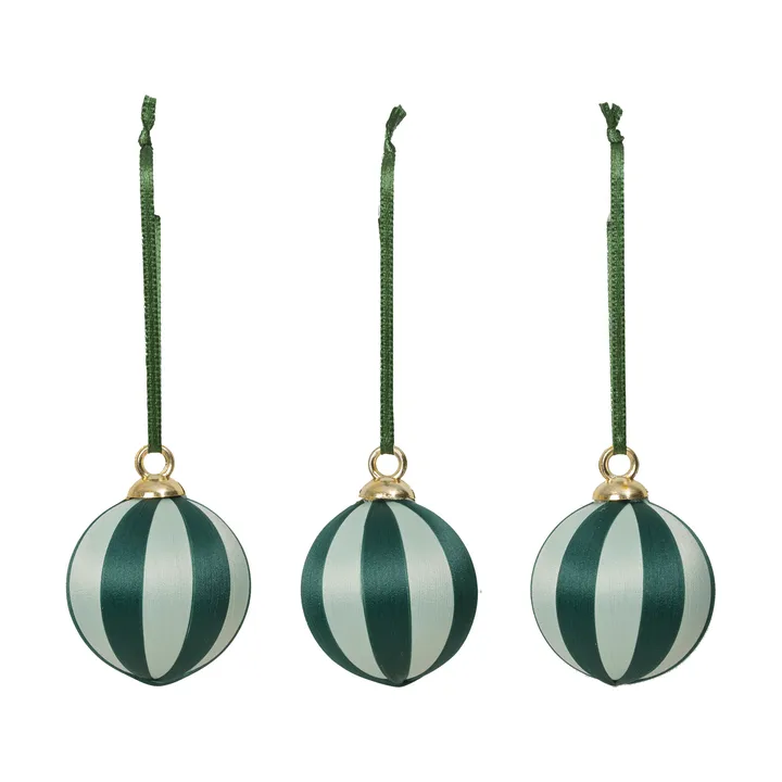 Joy joulupallo - Deep Forest-Light Sage - Broste Copenhagen