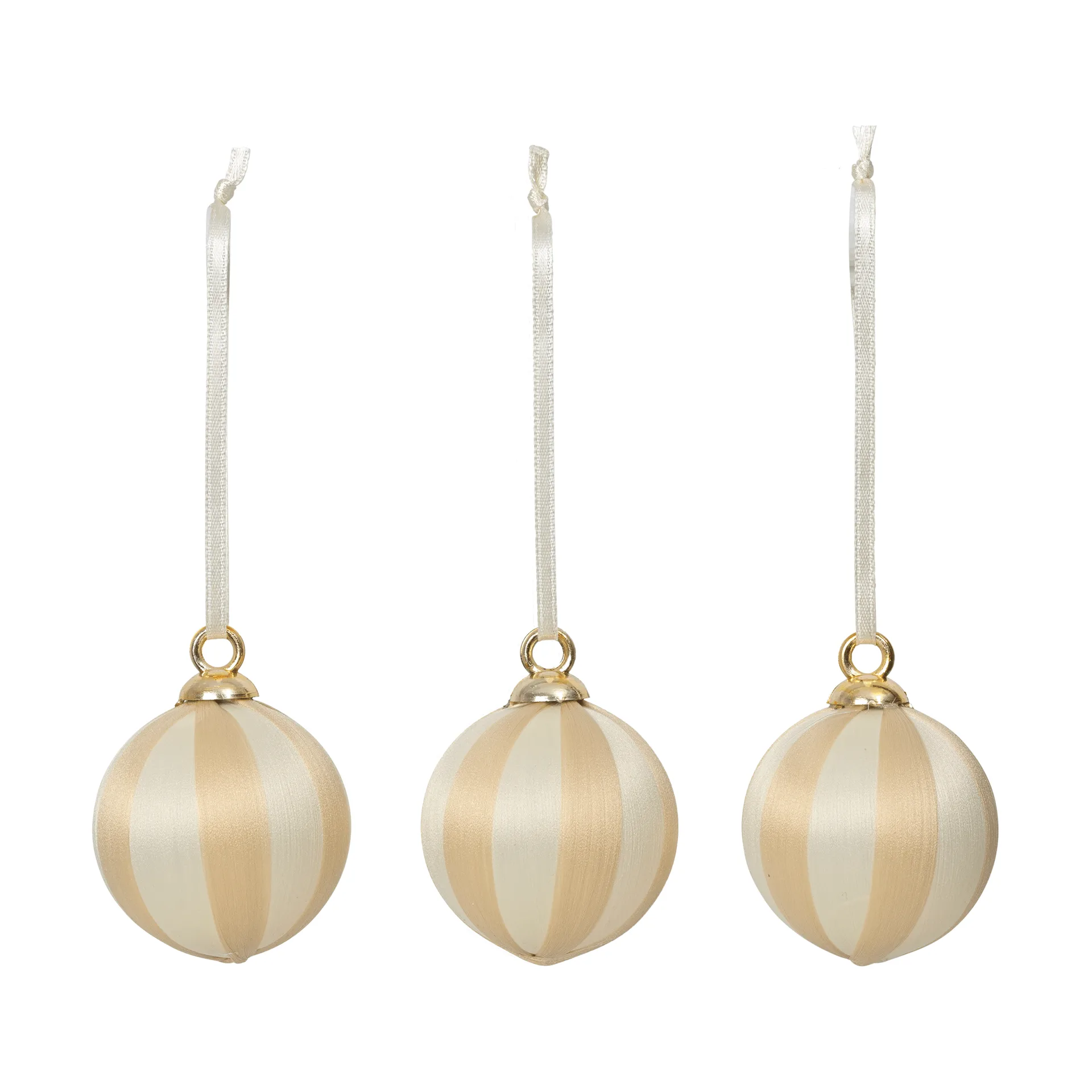 Broste Copenhagen Joy joulupallo Off White-beige