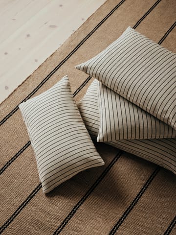 Karen-tyynynpäällinen - Vaaleabeige-musta, 30x50 cm - Broste Copenhagen