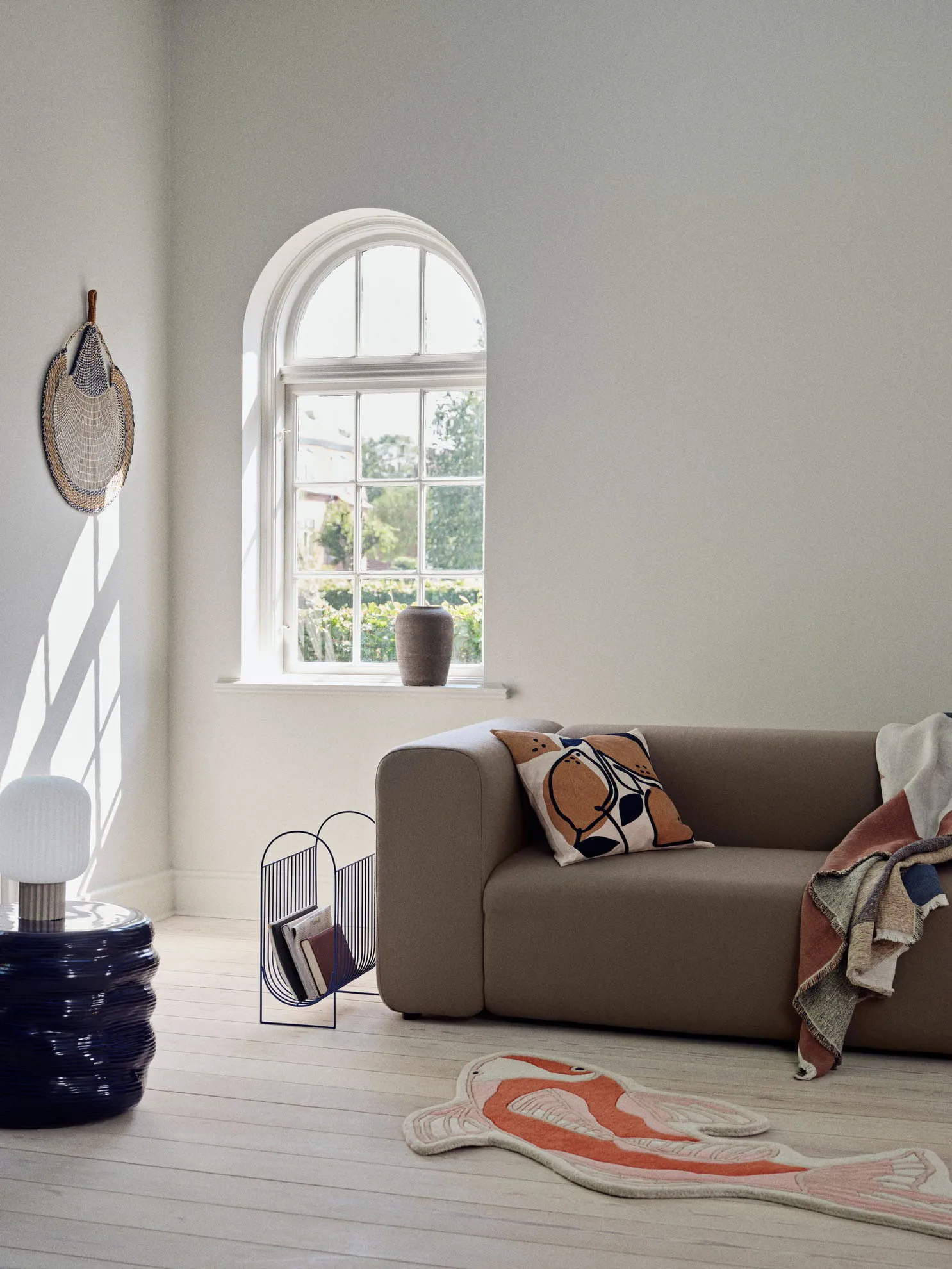 Koi matto 97 x 130 cm, Pumpkin orange Broste Copenhagen