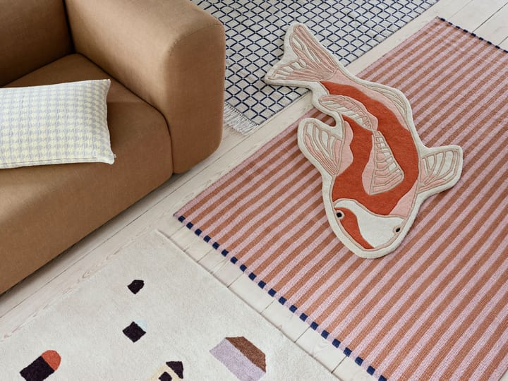 Koi matto 97 x 130 cm, Pumpkin orange Broste Copenhagen