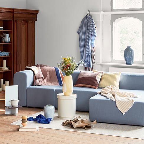 Lagoon moduuli nojatuoli, Light blue Broste Copenhagen