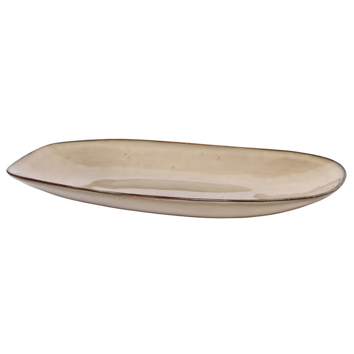 Larni lautanen 19x32,5 cm, Beige Broste Copenhagen