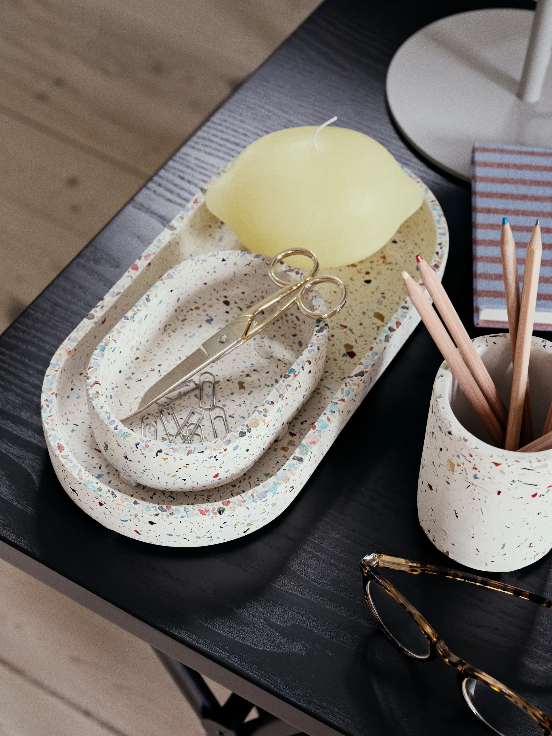 Lemon kynttilä 8,5 cm, Pastel yellow Broste Copenhagen