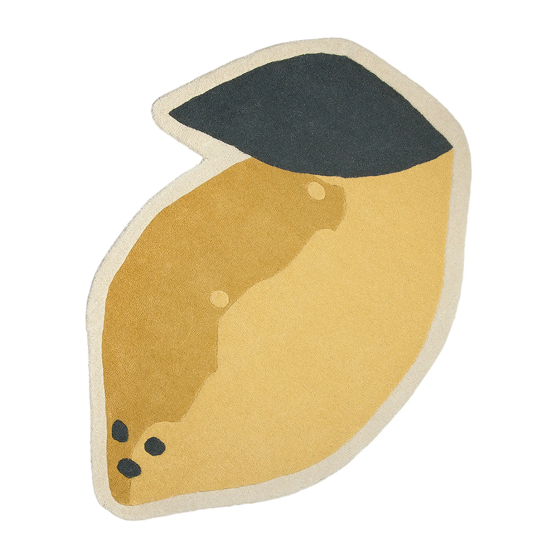 Lemon matto 86 x 120 cm, Harvest gold Broste Copenhagen