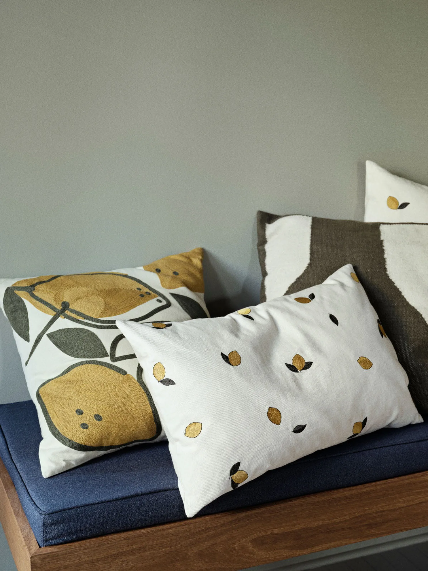 Limone tyynynpäällinen 50 x 50 cm, Castle beige Broste Copenhagen
