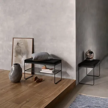 Magda puuvillamatto 70x140 cm - Flint stone blue - Broste Copenhagen