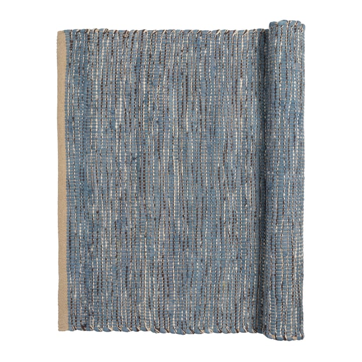 Magda puuvillamatto 80x250 cm, Flint stone blue Broste Copenhagen