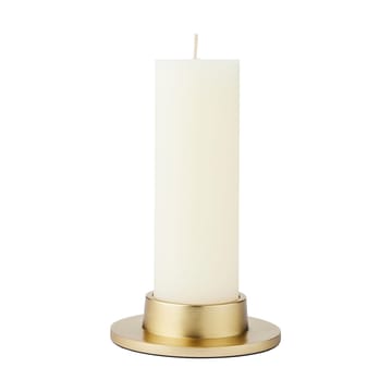 Maro kynttilänjalka block-kynttilöille - Messinkipinta, 4 cm - Broste Copenhagen