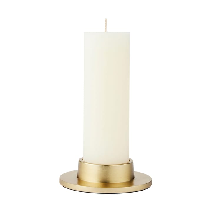 Maro kynttilänjalka block-kynttilöille, Messinkipinta, 4 cm Broste Copenhagen