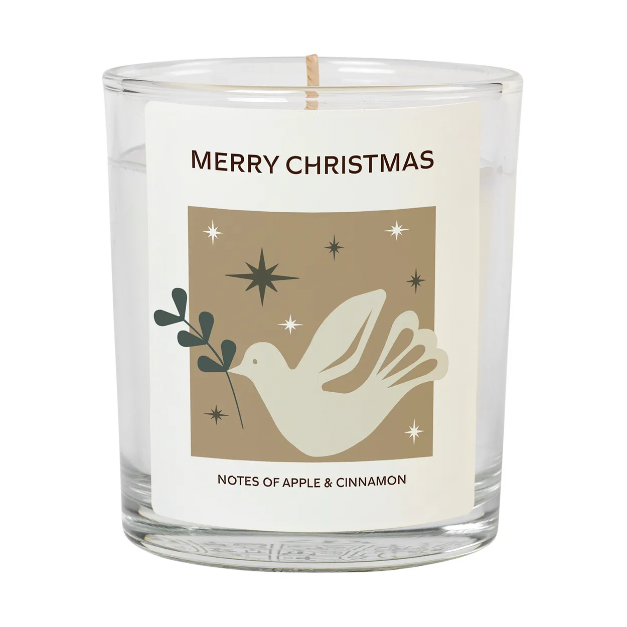 Broste Copenhagen Merry Christmas tuoksukynttilä 32 t Valkoinen