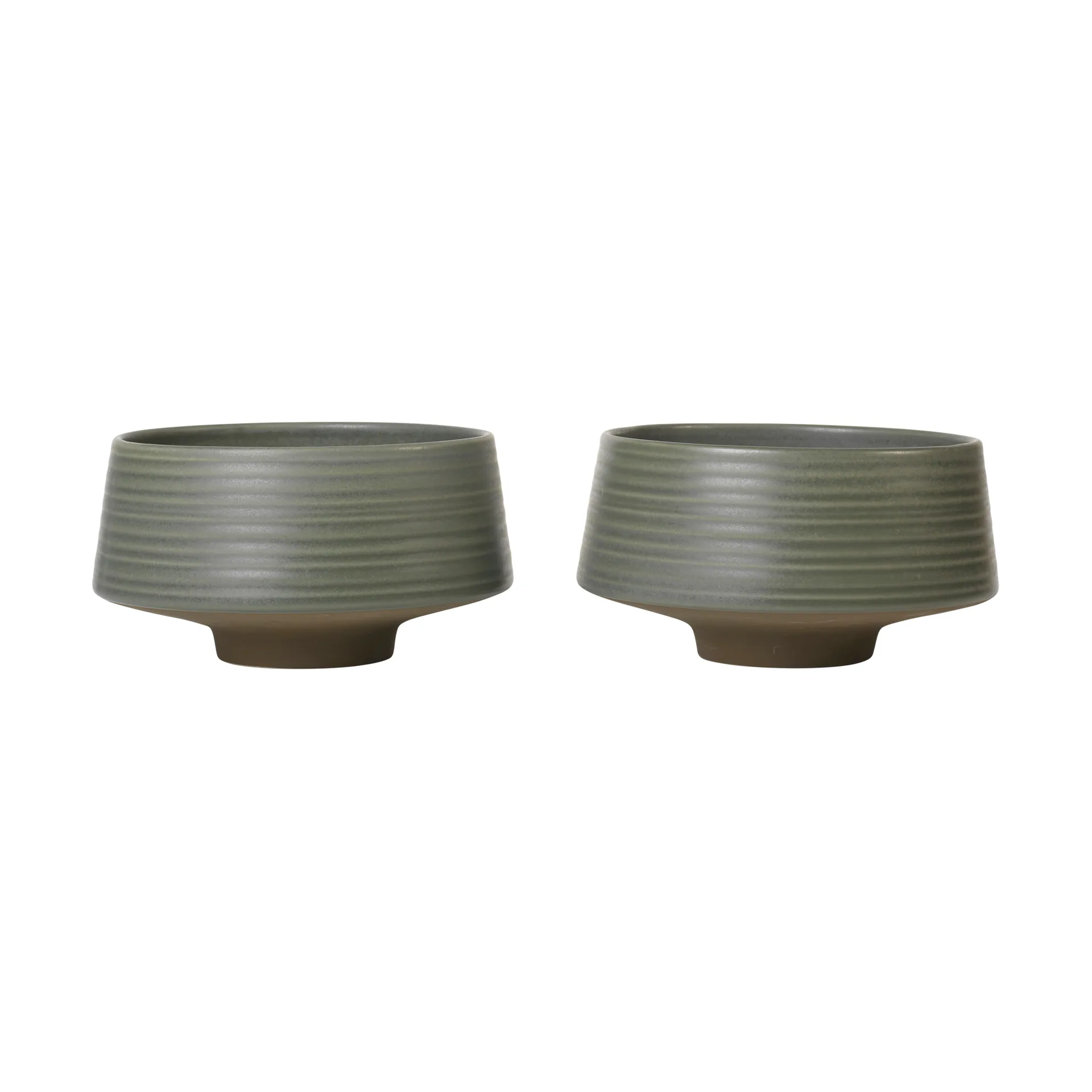 Miko kulho Ø14 cm 2-pack, Dark green Broste Copenhagen