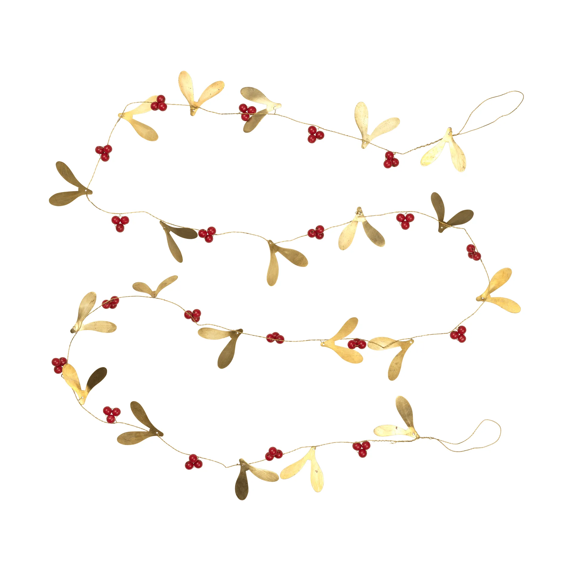 Broste Copenhagen Mistletoe-köynnös Deep Red