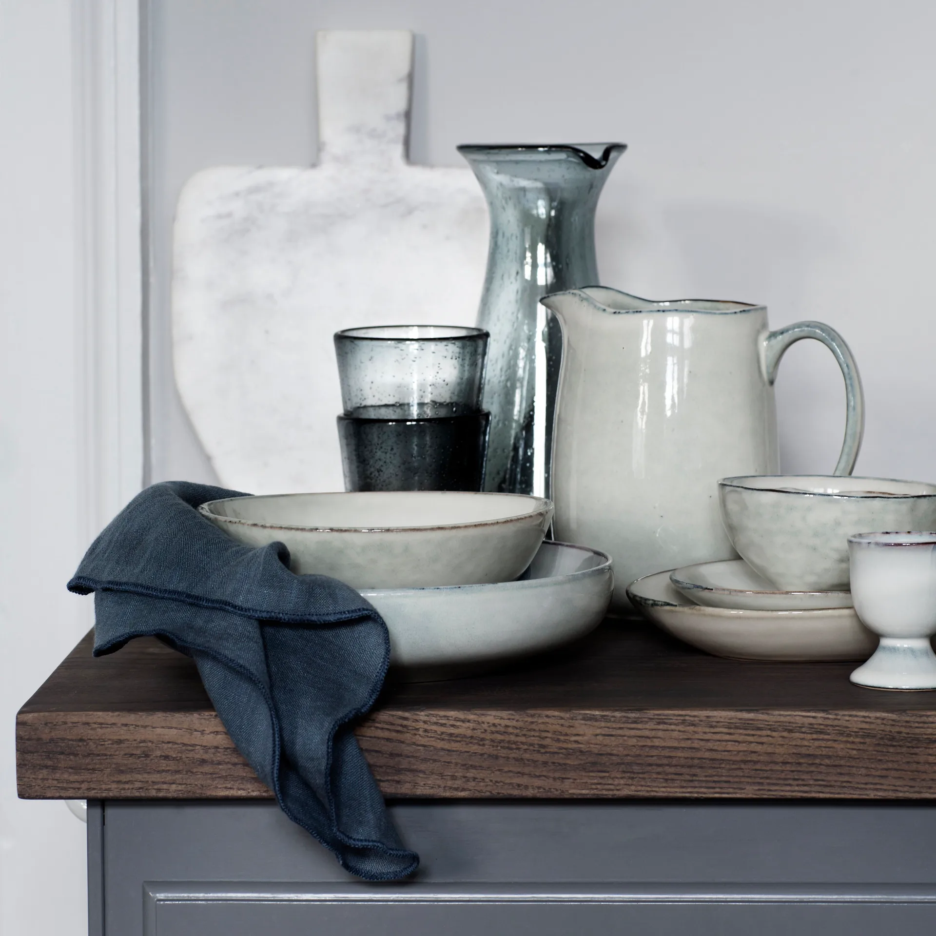 Nordic Sand matala kulho, 17 cm Broste Copenhagen