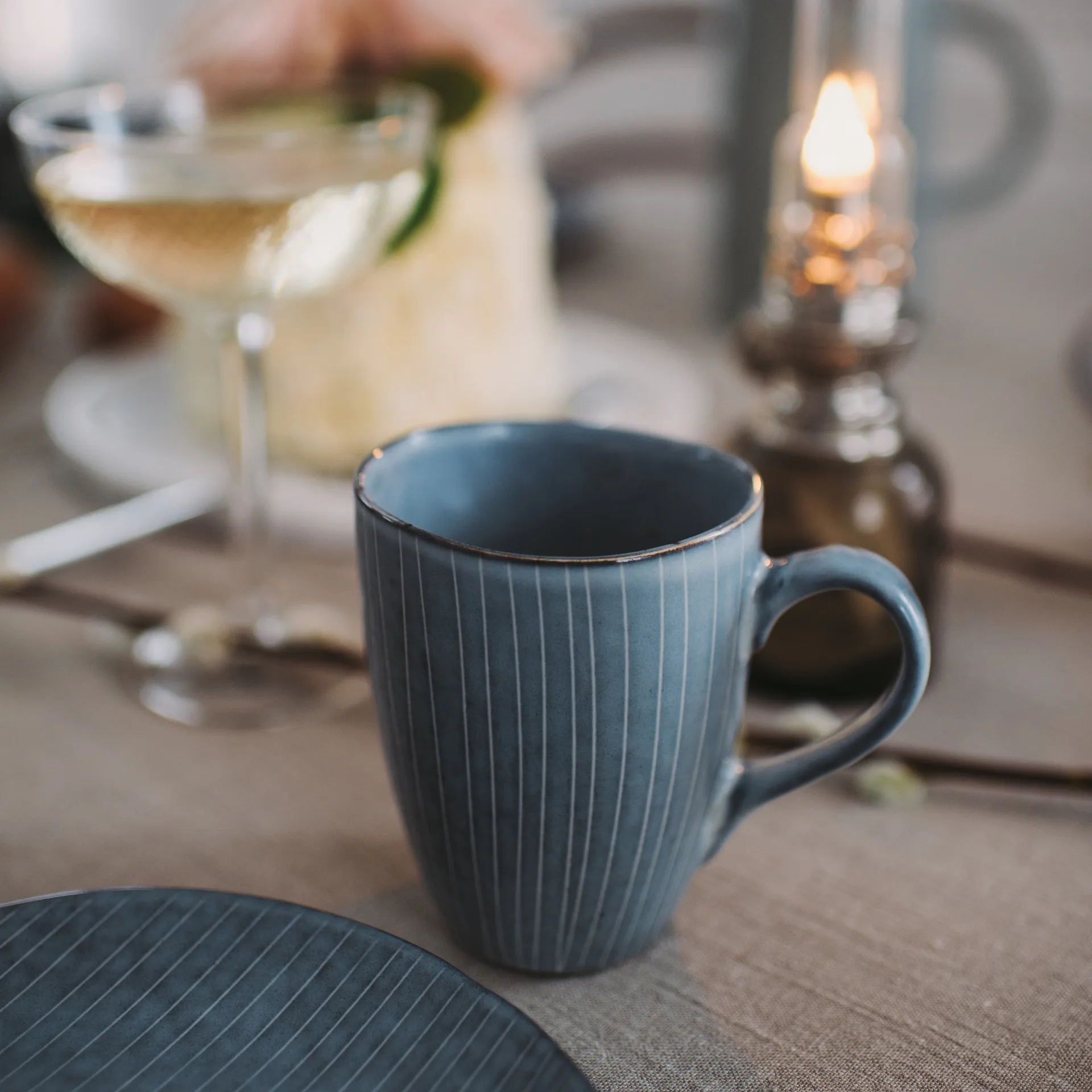 Nordic Sea korvallinen muki, 10 cm Broste Copenhagen