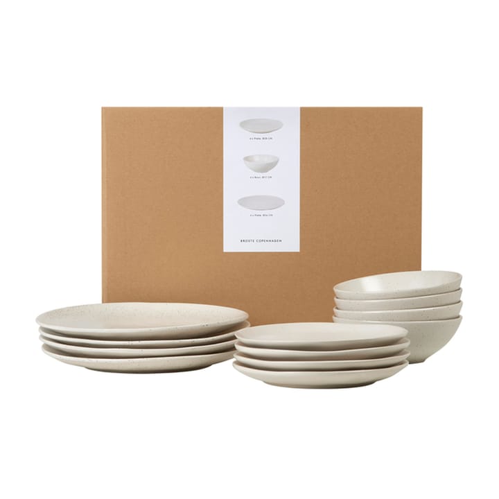 Nordic Vanilla astiasto, 12 osaa Broste Copenhagen