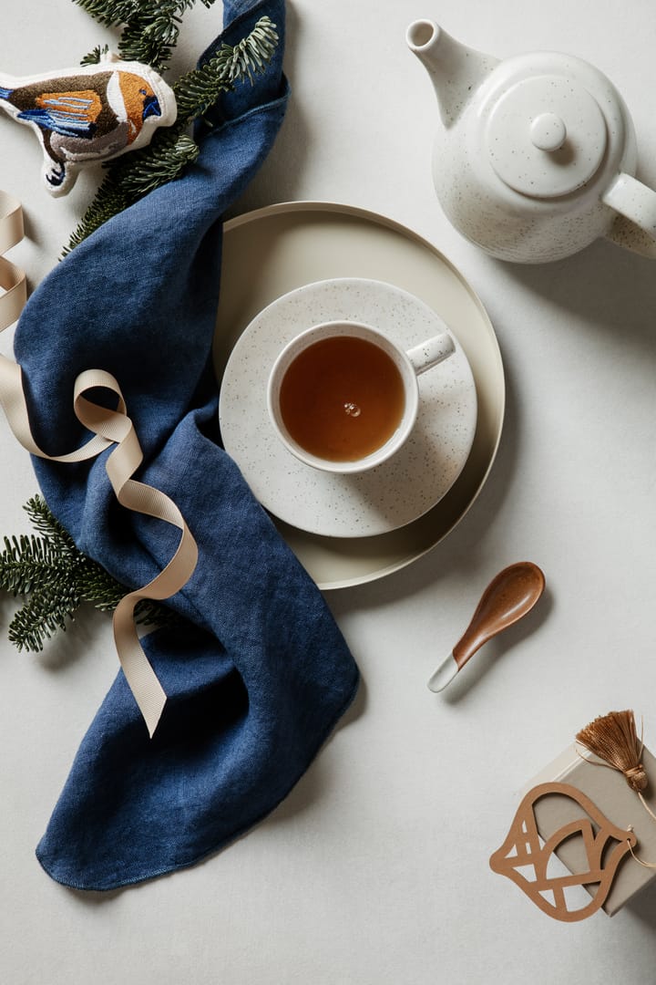 Nordic Vanilla -espressokuppi aluslautasella 5 cl, Cream Broste Copenhagen