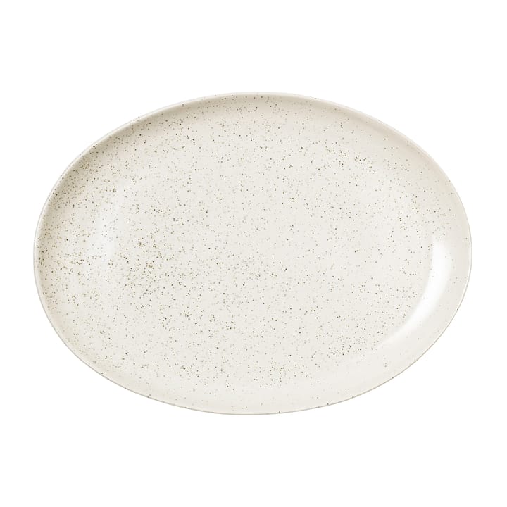 Nordic Vanilla lautanen soikeat 35,5 cm - Cream with grains - Broste Copenhagen