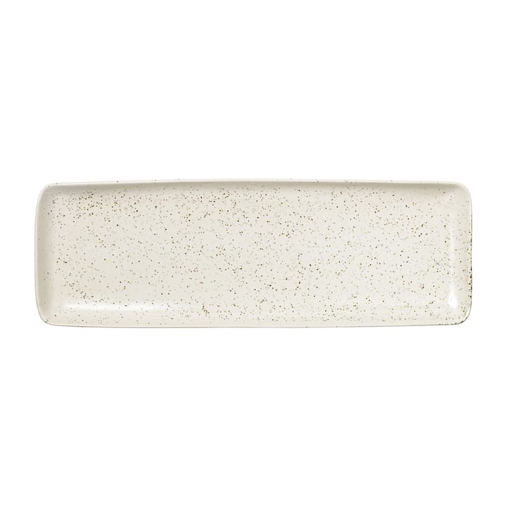 Nordic Vanilla lautanen suorakulmainen 12,5x35 cm - Cream with grains - Broste Copenhagen