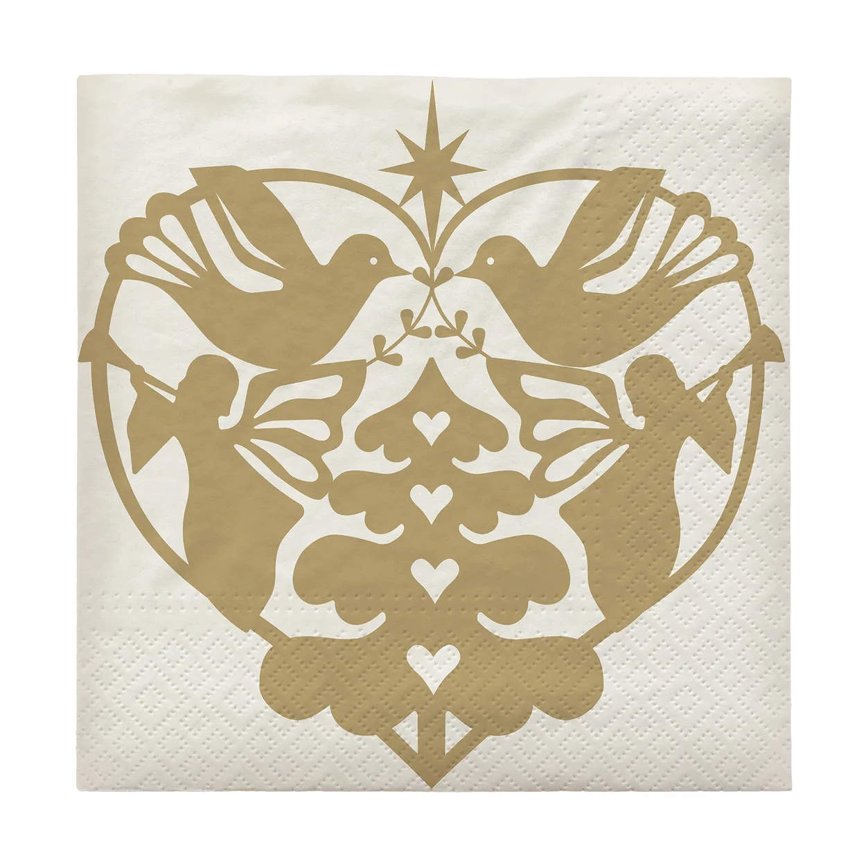 Broste Copenhagen Nostalgia paperinen servetti 33x33 cm 20-pack Off White