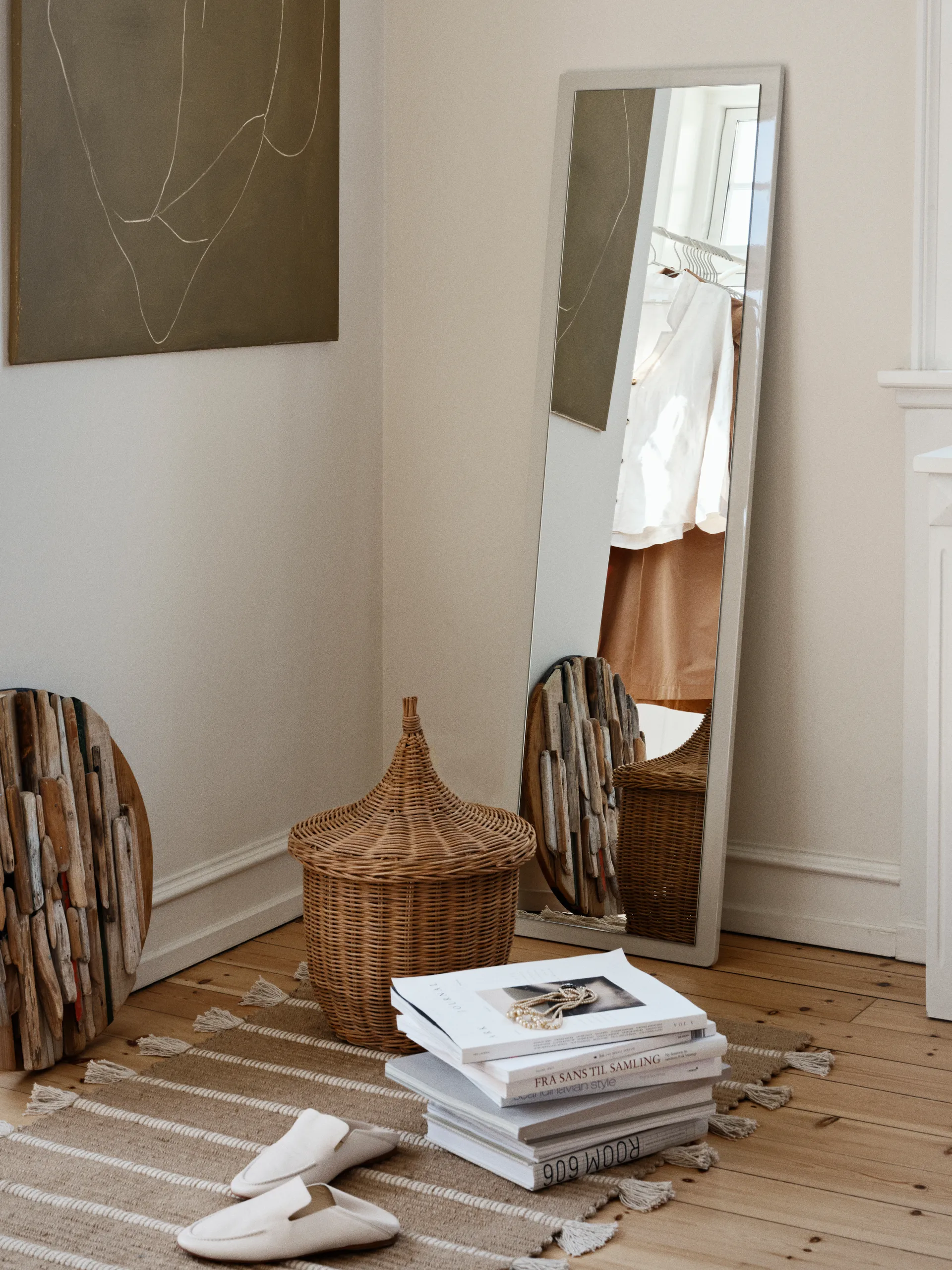 Pallas kori 2 osaa, Natural-brown Broste Copenhagen