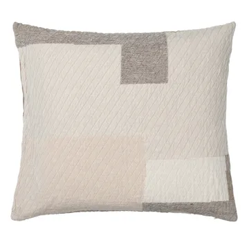 Patch tyynynpäällinen 60x60 cm - Beige-ruskea - Broste Copenhagen