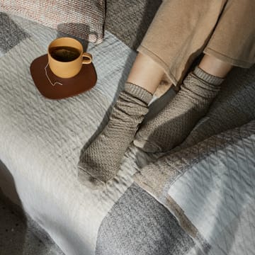 Patch tyynynpäällinen 60x60 cm - Beige-ruskea - Broste Copenhagen