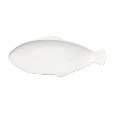 Pesce lautanen 17,6 x 41,4 cm - Transparent white - Broste Copenhagen