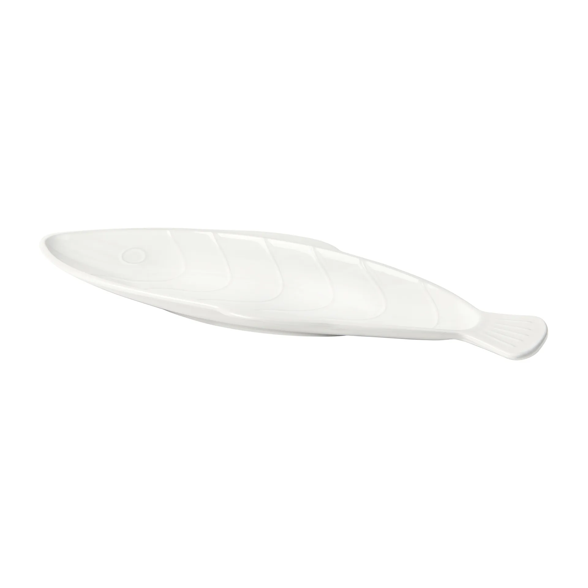 Pesce lautanen 17,6 x 41,4 cm, Transparent white Broste Copenhagen