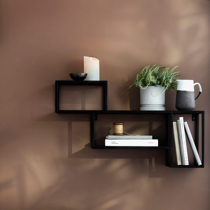 Polaris ruukku aluslautasella Ø 12 cm - Ceramic drizzle (harmaa) - Broste Copenhagen