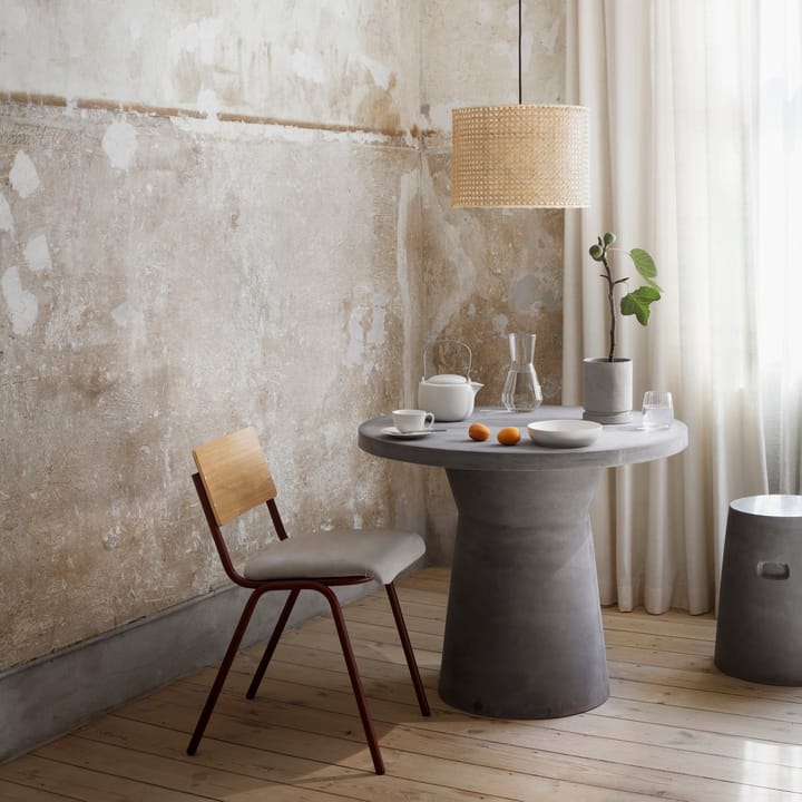 Polaris ruukku aluslautasella Ø 14 cm - Ceramic drizzle (harmaa) - Broste Copenhagen
