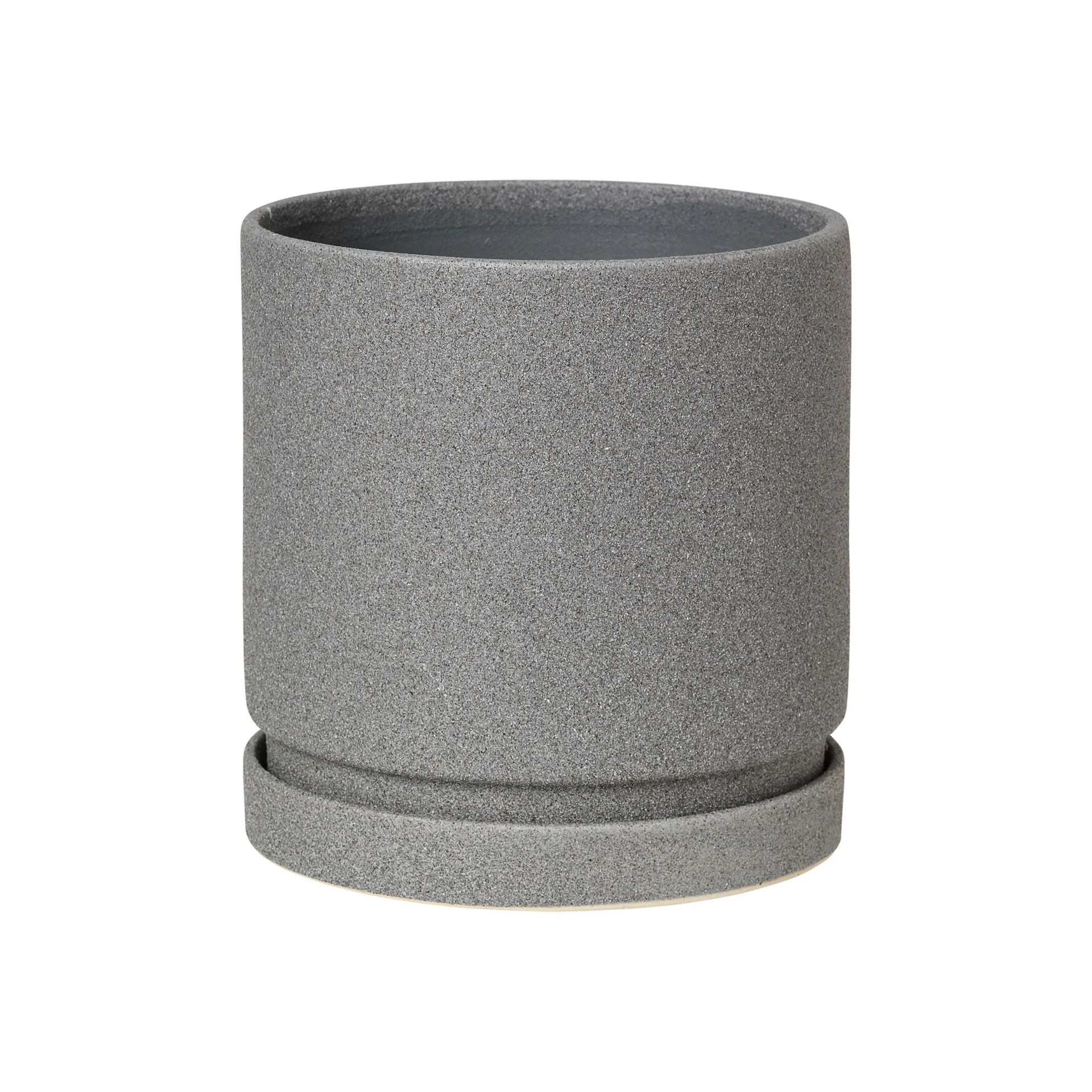 Polaris ruukku aluslautasella Ø 20 cm, Tradewinds blue Broste Copenhagen