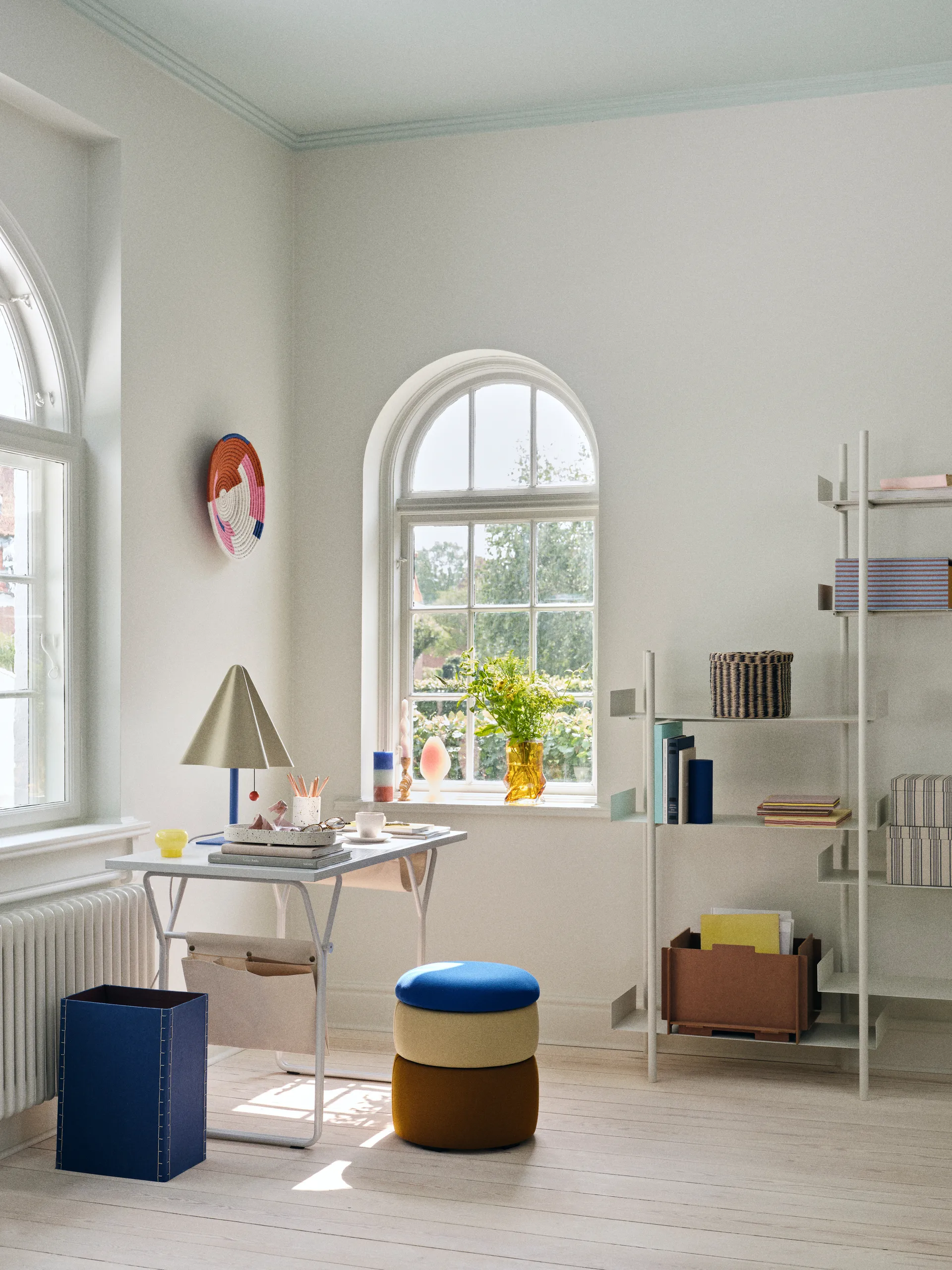 Pond rahi 42 cm, Blue-sand-ochre Broste Copenhagen