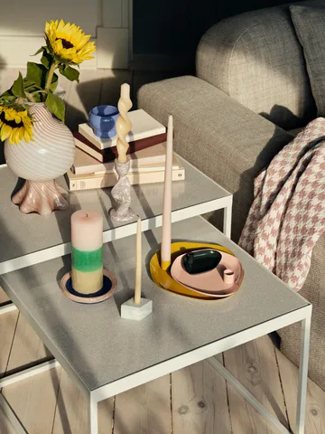 Rainbow pöytäkynttilä 17 cm - Strawberry field - Broste Copenhagen