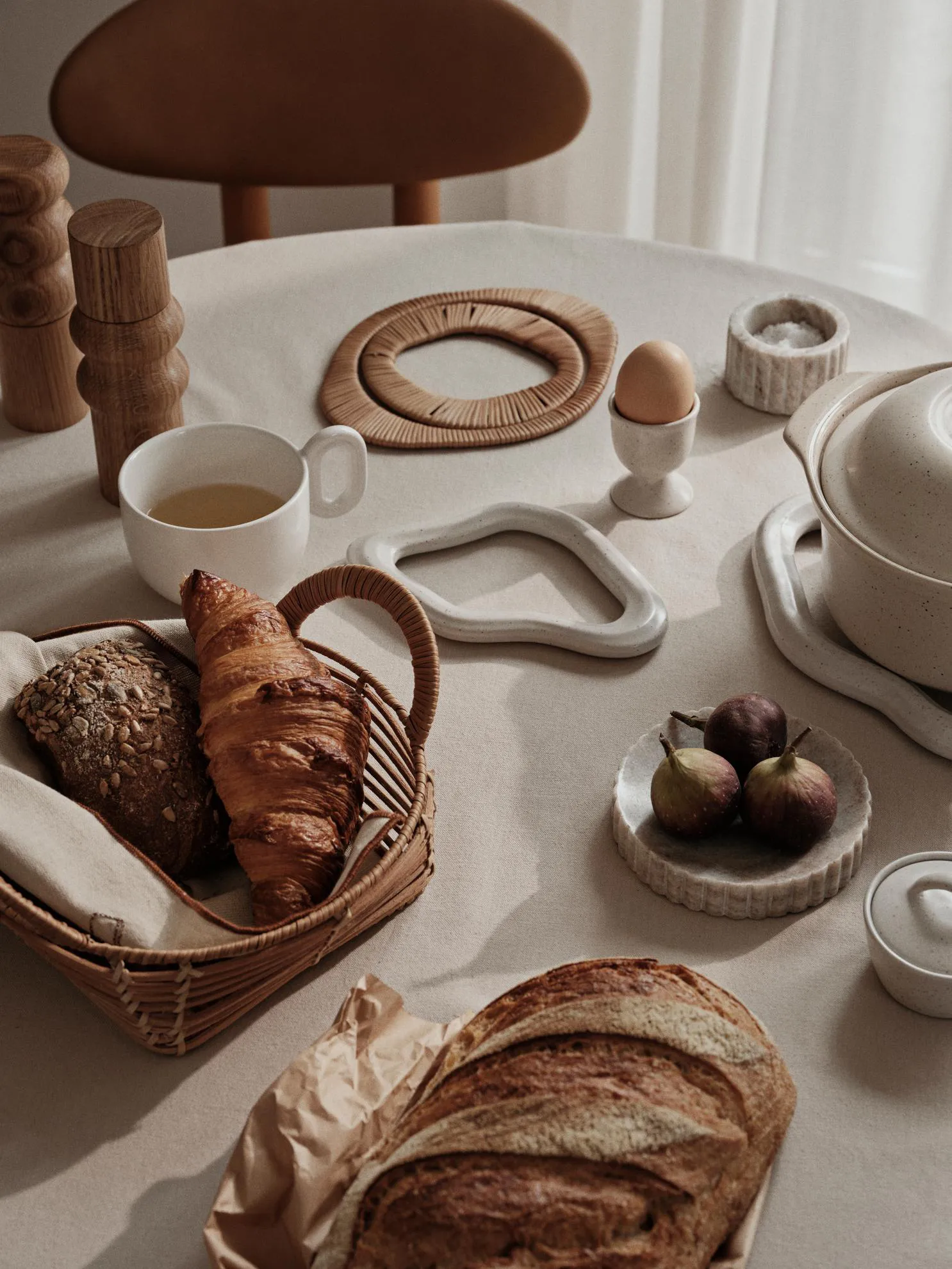 Safi kori Ø22 cm, Luonnollinen Broste Copenhagen