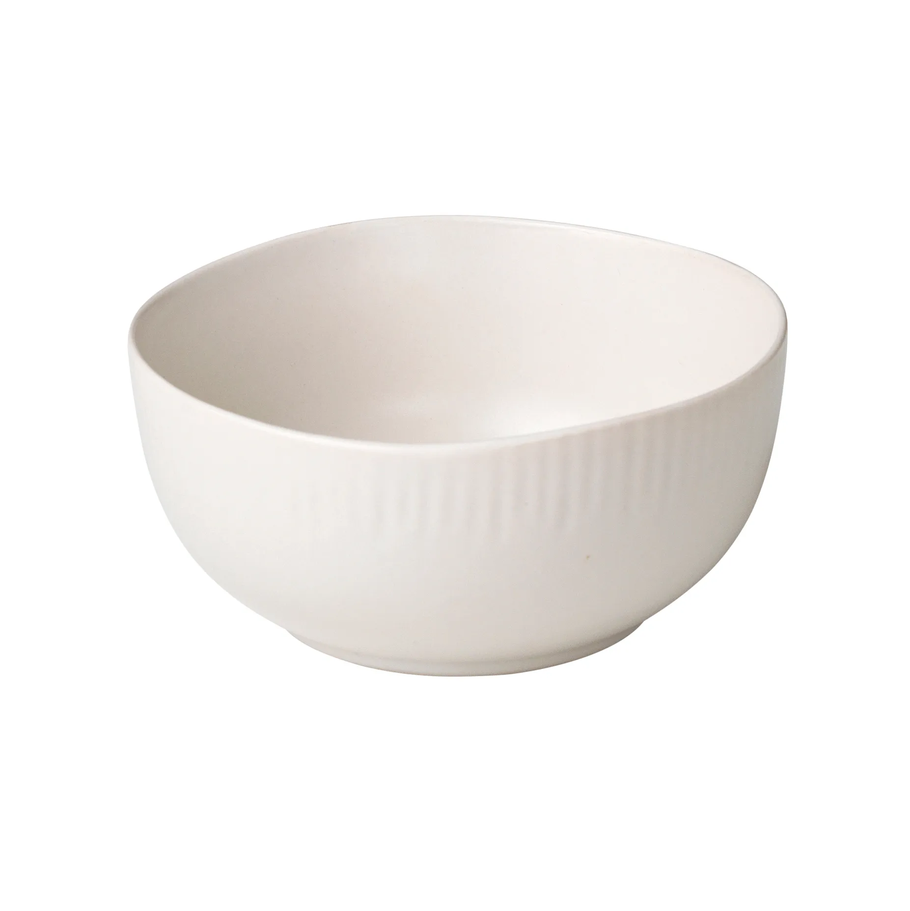 Sandvig korkea kulho soft white, Ø 12 cm Broste Copenhagen