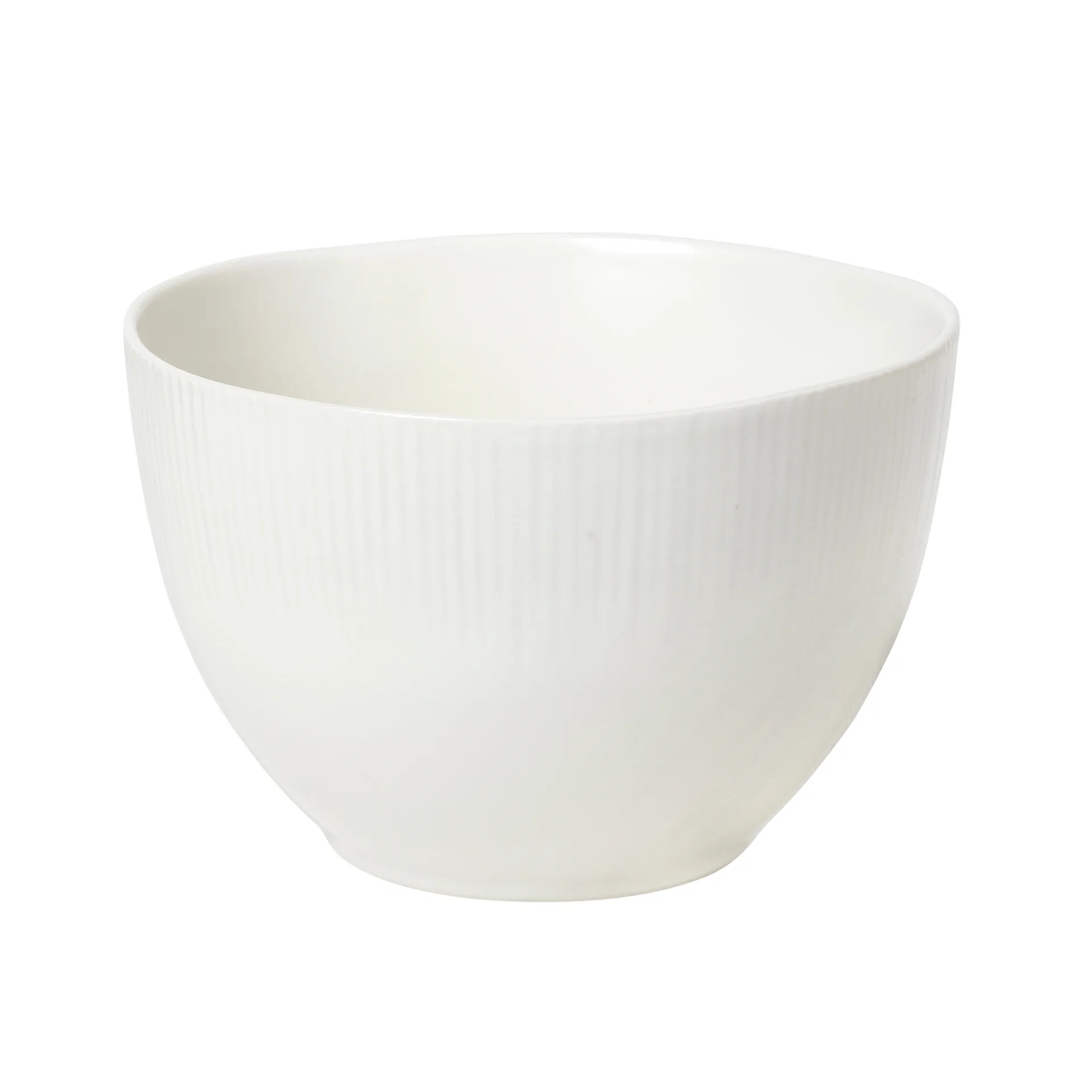 Sandvig korkea kulho soft white, Ø 17 cm Broste Copenhagen
