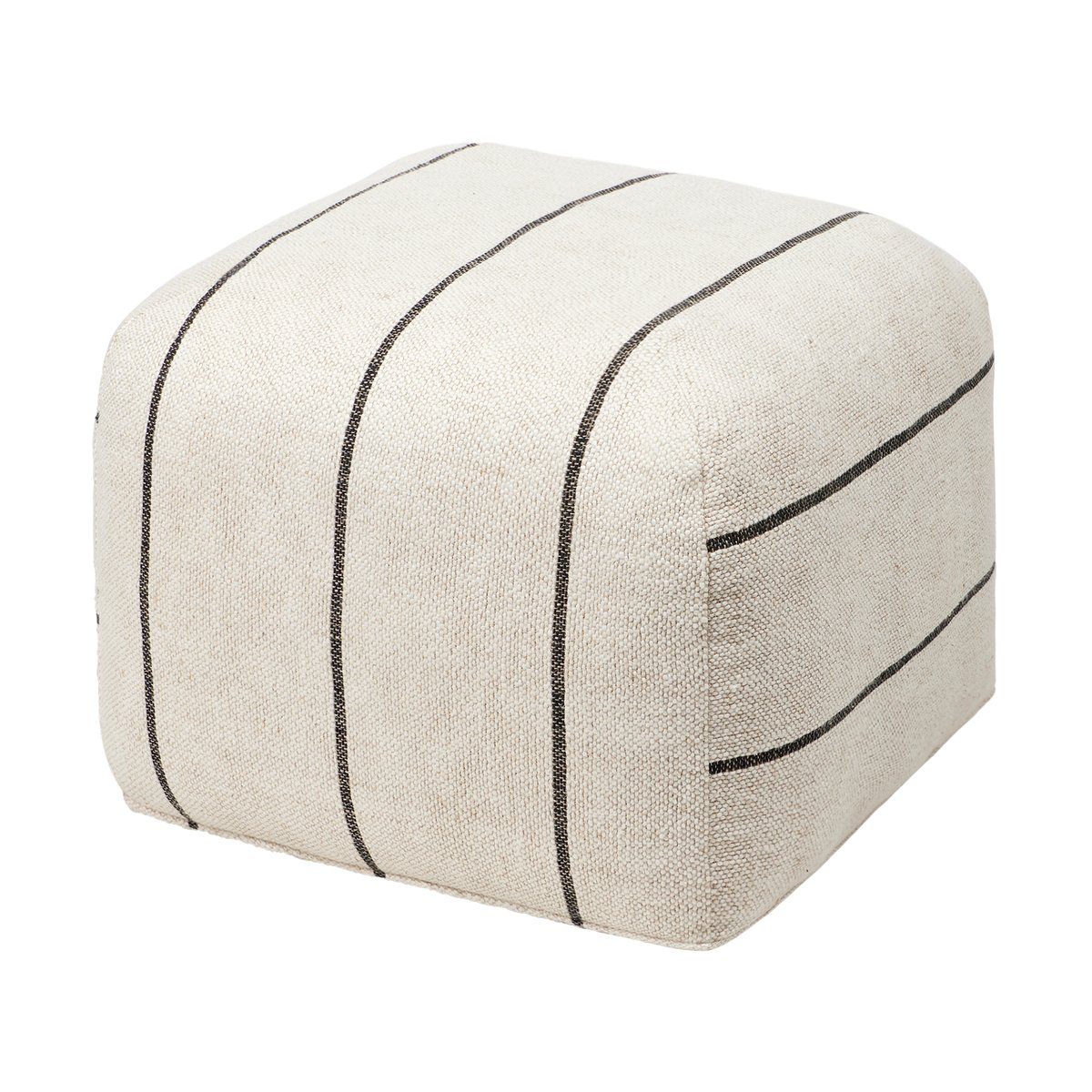Broste Copenhagen Sigrid rahi 50x50 cm Light beige-black
