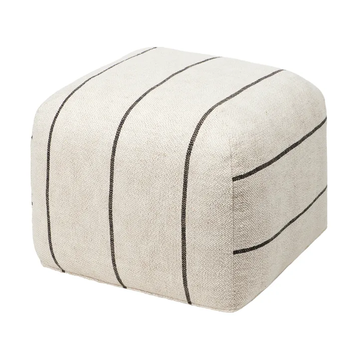 Sigrid rahi - Light beige-black, 50x50 cm - Broste Copenhagen