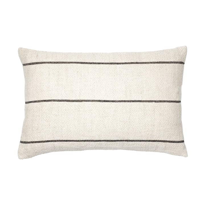 Sigrid Tyynynpäällinen 40x60 cm - Light beige-black - Broste Copenhagen