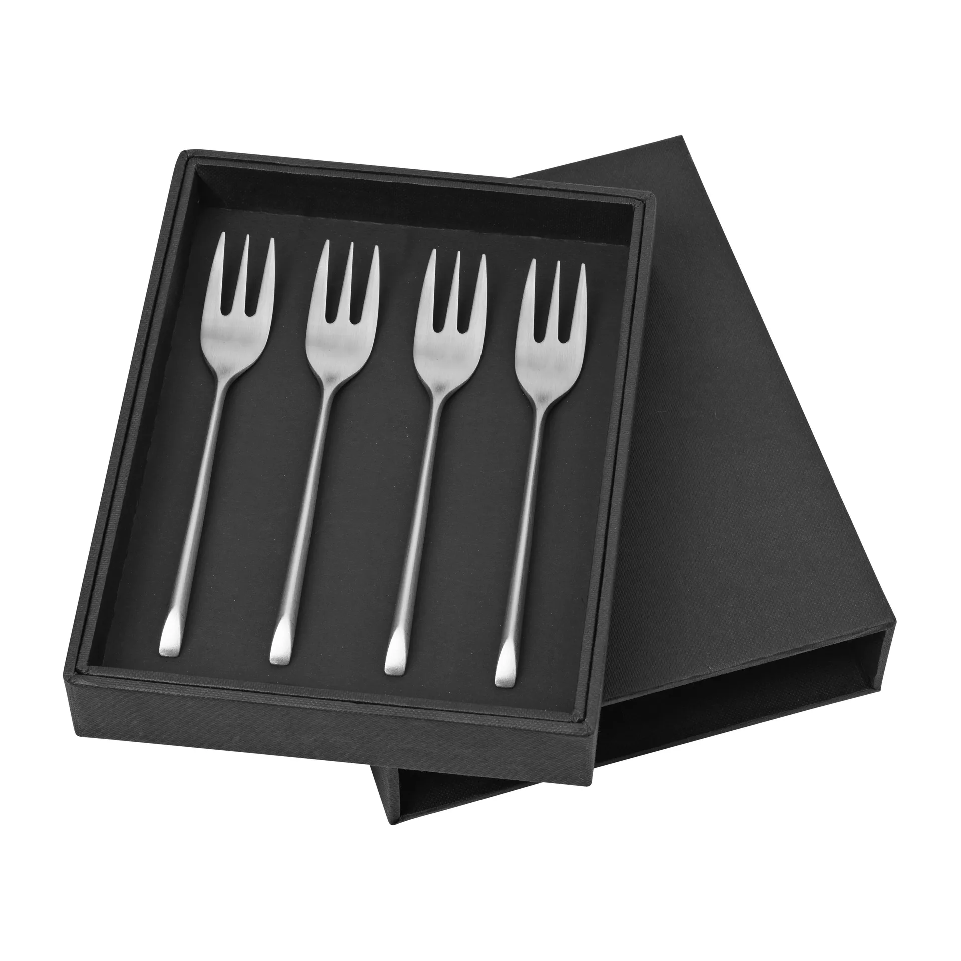 Sletten kakkuhaarukka 4-pakkaus, Full satin forged Broste Copenhagen