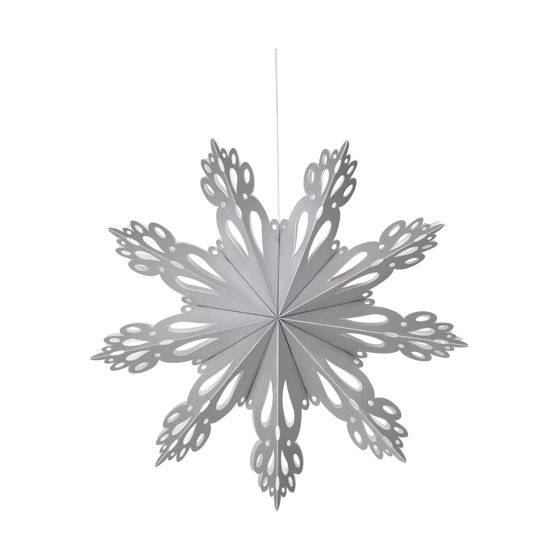 Broste Copenhagen Snowflake adventtitähti Hopea, M