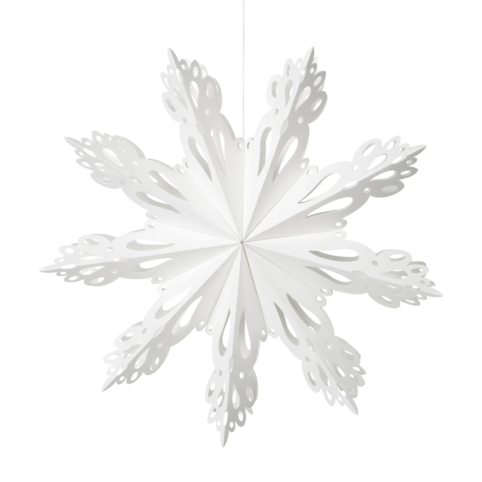 Snowflake joulukoriste White, Ø30 cm Broste Copenhagen