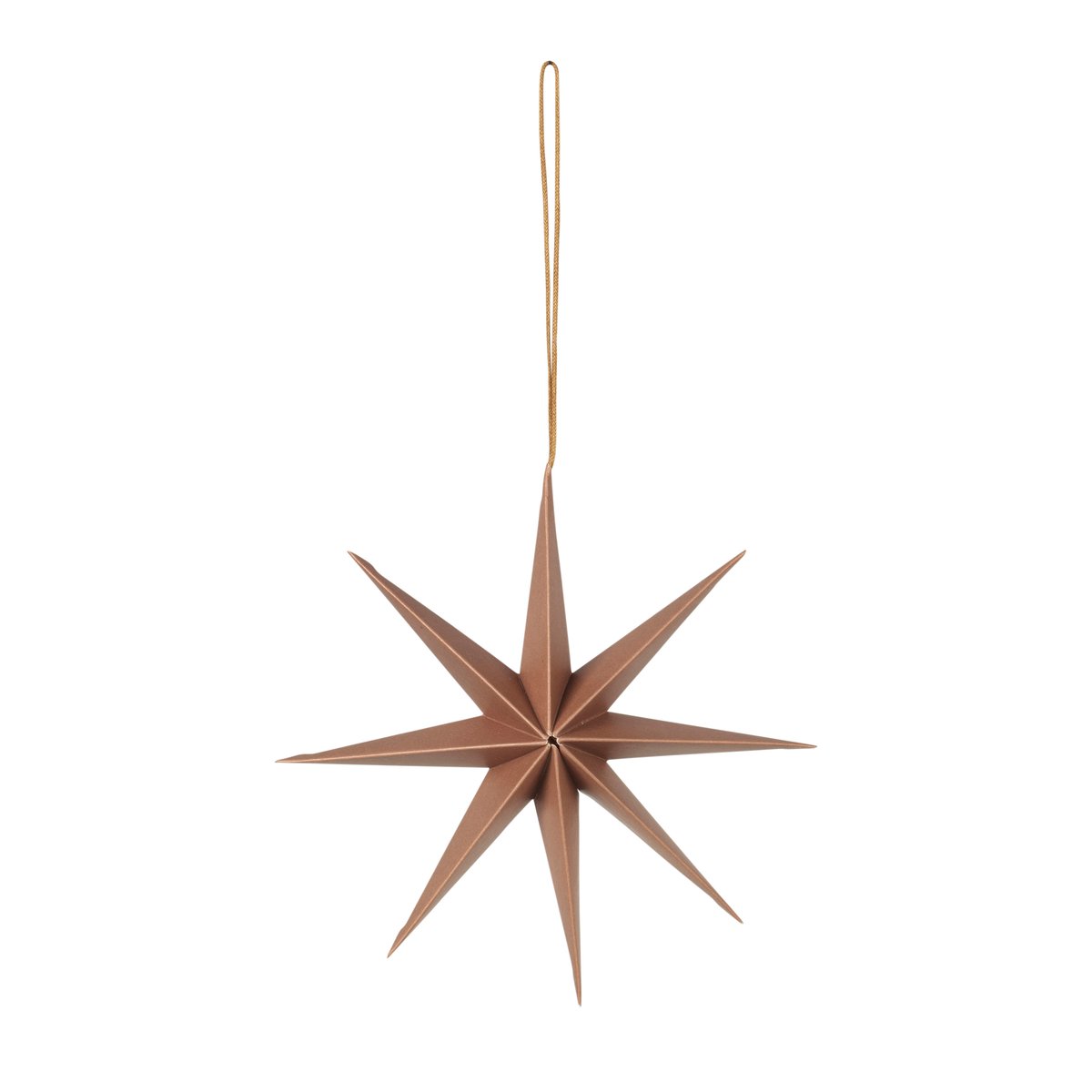 Broste Copenhagen Star paperitähti 15 cm Indian tan