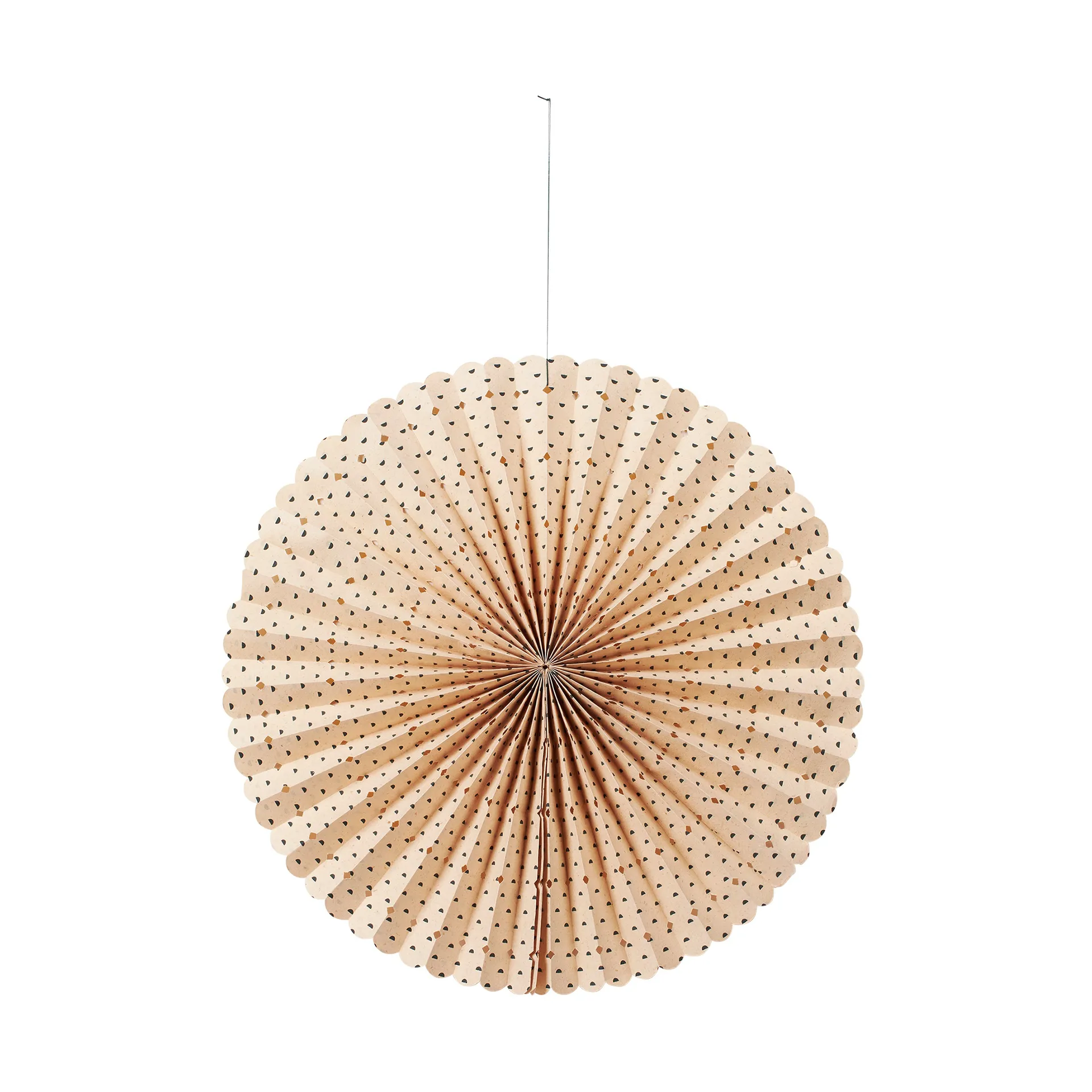 Stella rosette adventtitähti M Ø43 cm, Natural-forest green Broste Copenhagen