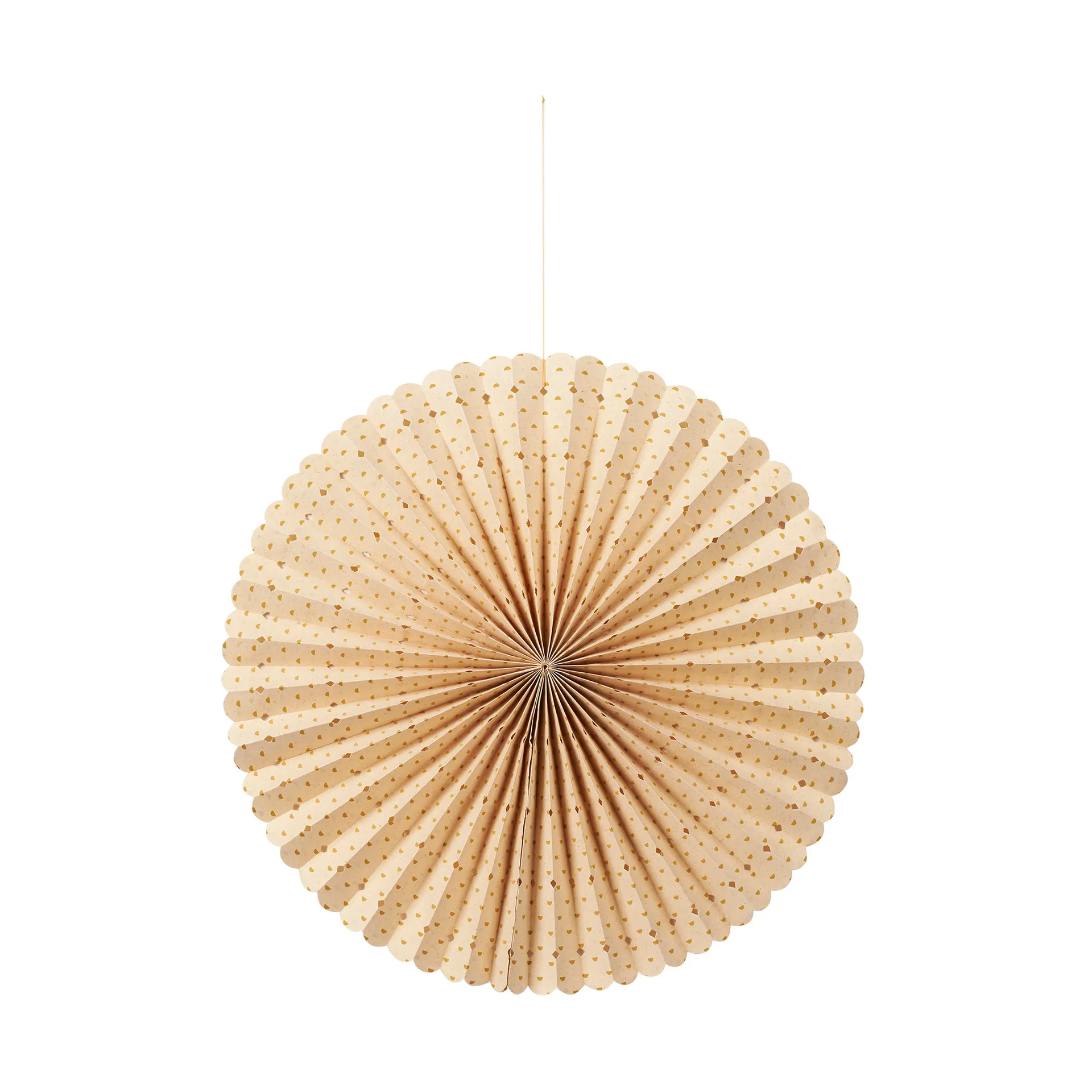 Stella rosette adventtitähti M Ø43 cm, Natural-harvest gold Broste Copenhagen